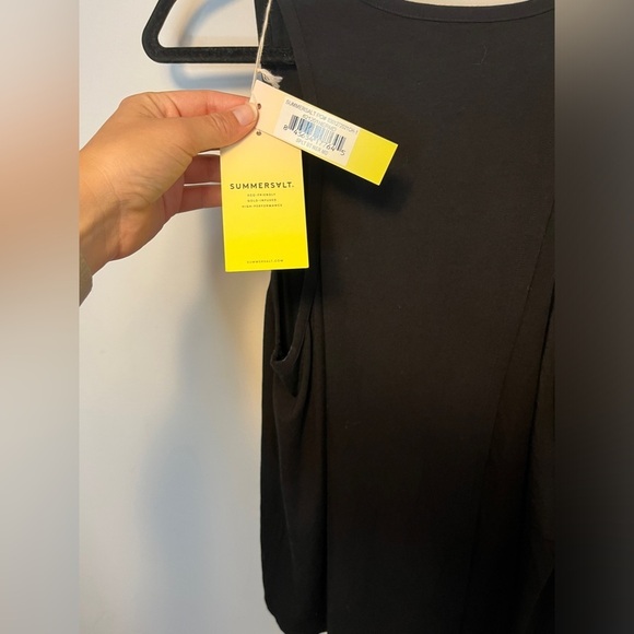Summersalt NWT Convertible Split Back Tank Black Sz M - Picture 11 of 11